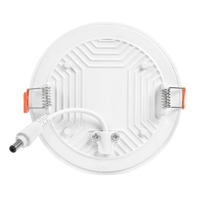 China 18W 24W Modern 30/32 Inch Round Led Panel Light Slim Installation Frameless Enclosed Ceiling Light for sale