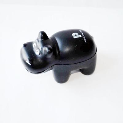 China Promotional Toy Hippo Shape PU Foam Stress Ball for sale