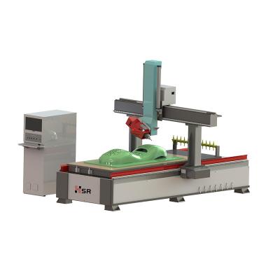 China 3100*1260*200mm large multifunction cnc router machine  cnc machine router  4 axis cnc dual router woodworking machine for sale