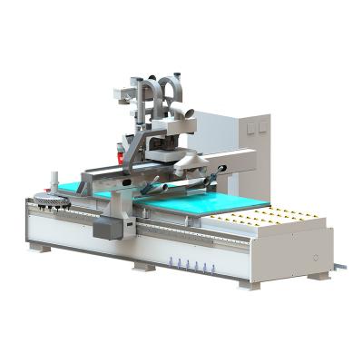 China 3100*1260*200mm CNC ATC machine disc tool changing engraving machine ATC 1330  9KW  spindle cnc router cutting Woodworking engraving machine for sale