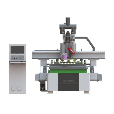 China Hotels 3d cnc router engraving machine for wood cnc router engraving and nesting machine for cabinet kitchen furniture making for sale