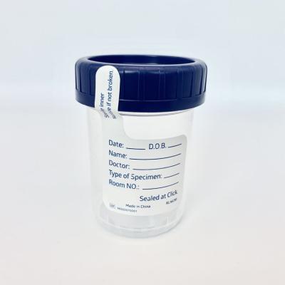 China Medical disposable sterile urine test cup plastic urine container cup for sale