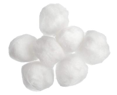 China Sterile Cotton Wool Balls Medical Materials & Accessories Class III White Personal Care 100% Cotton 200 Pcs Per Bag for sale