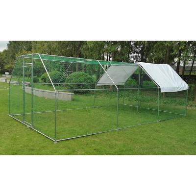 China hot selling metal chicken flat surface 6mx3mx2m/large metal chicken run for sale