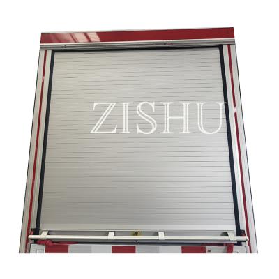 China EUROPEAN factory hot sale aluminum alloy fire truck roller shutter door, aluminum alloy matched European vertical 0.5m-3M for sale