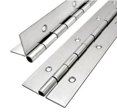 China High Efficiency OEM Factory Long Row Hinge Wire Drawing 304 Stainless Steel Piano Door Hinge for sale