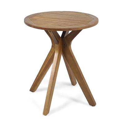 China Custom Order OEM Factory Wooden Outdoor Wooden Bistros Table Furniture for sale