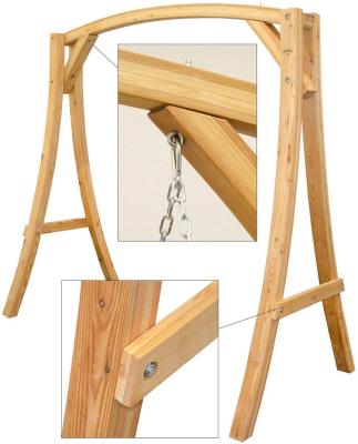 China New Modern Wooden Rattan Hanging Swing For Garden Adults Swing Chair for sale