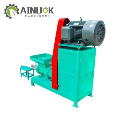 China Non-smoke best sale factory price barbecue charcoal briquette extruder machine charcoal rod extruder machine for sale