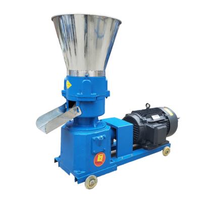 China Make Flatbed Animal Feed Die Pellet Mill Poultry Feed Making Machine With 2/4/6/8mm Grinding Wheel for sale