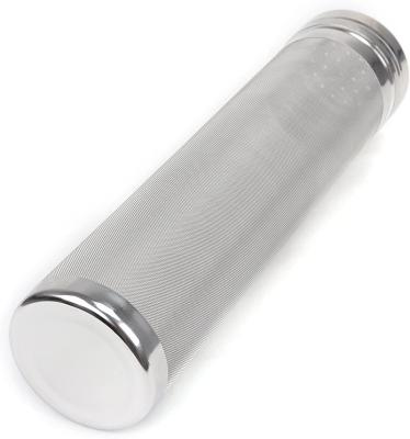 China Easy To Clean Food Grade Stainless Steel Beer / Hops Filter Bazooka Screen Mesh / Brewing Filter for sale