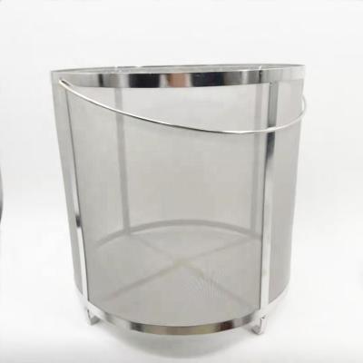 China High Quality Food Safety And Brew 304 Stainless Steel Beer Filter Basket for sale