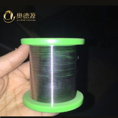 China Best Price 99.98% Pure Nickel Wire 0.025mm Manufacturer High Tensile for sale