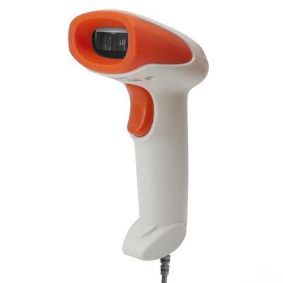 China ABS+PC Customized Favorable Price Handheld Laser Barcode Scanner Wired Barcode Scanner 1D for sale