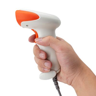 China Customized Favorable Price Handheld 1D Barcode Scanner Wired Barcode Scanner Laser A4 Size for sale