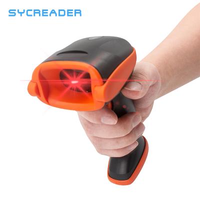 China Portable PC+ABS Best Selling Wireless 1D 2D&QR Code Scanner Barcode Reader For Retail for sale