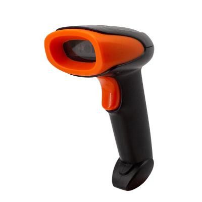 China 2d Wireless Android Barcode Scanner Good Performance PC+ABS Handheld Barcode Scanner 2.4G BT for sale