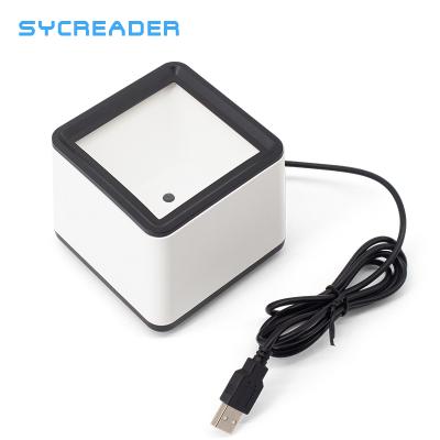 China 2d box contactless retail payment reader terminal code payment QR barcode scanner A4 size for sale