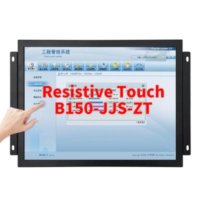 China High Quality Industrial 15 Inch TFT LCD LCD Monitor with Resistive Metal Case Touch Screen Display VGA HD-MI Audio for Open Frame Mount for sale