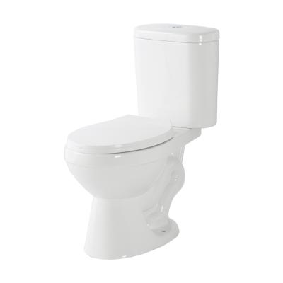 China Double-flush dual flush inodoro s oval cheap sanitary ware siphonic trap ceramic two piece bathroom prices wc toilet for sale