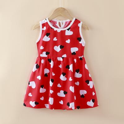 China Boutique Washable Floral Clothing Girls Dress Summer Baby Soft Kids Clothes Affordable Cute Dress For Kids Girl for sale