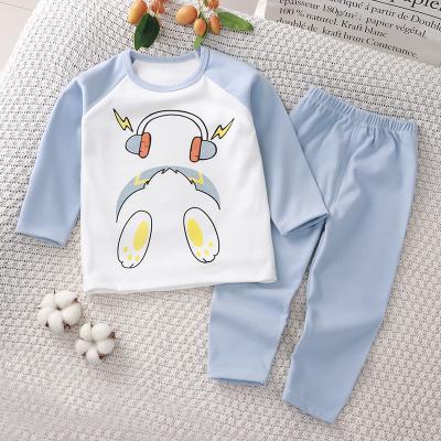 China QUICK DRY kids thermal underwear with padded velor for boys and girls winter thicken clothing suit for sale