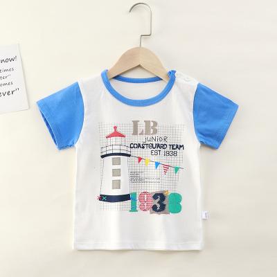 China Breathable Kids 2020 Summer Boys Short Sleeve T Shirt Wholesale Fashion Kids Clothing for sale