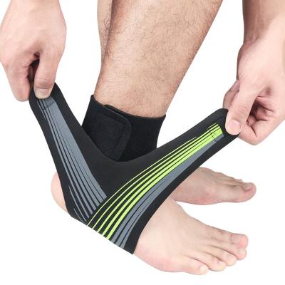 China Adjustable Elasticity Breathable Neoprene Ankle Support Running Breathable Ankle Brace&Adjustable Ankle Brace Compression Support Sleeve for sale