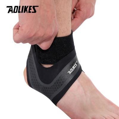 China Breathable Adjustable Elasticity Adjustable Sports Lightweight Adjustable Sports Ankle Brace Nylon Ankle Support for sale