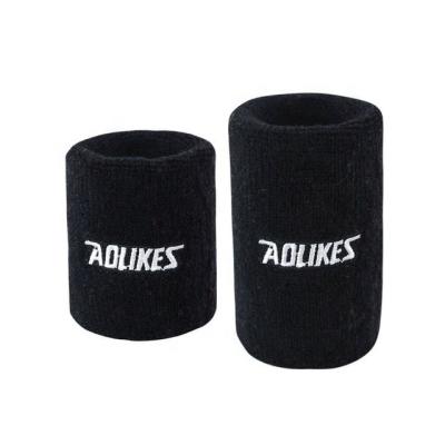 China Breathable Comfortable Custom LOGO Colorful Sports Wrist Sweatbands Wrist Sweat Band for sale