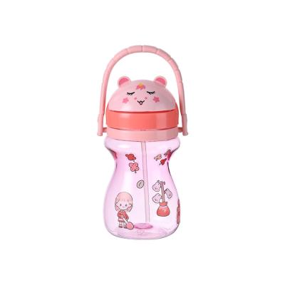 China Attractive Price BPA Free Type New Baby Bottles Kids Drinking Water Bottle With Straw Drink for sale