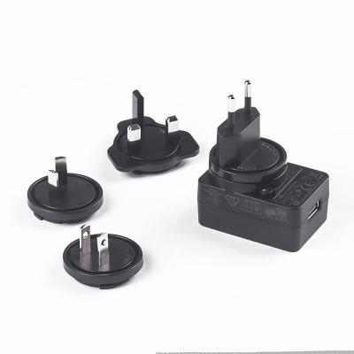 China Universal Power Adapter 12W 5V 9V 12V 24V 100-240V DC Converter With Interchangeable Plug for sale