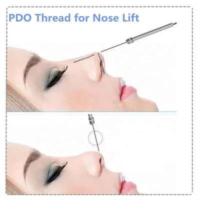 China Medical high quality pdo lifting faden soft thread 4d cog nose thread lift for nose face 19G 38mm for sale