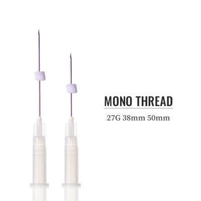 China High quality hot sale beauty product pdo hilos tensores lifting facial Mono 27G 38mm/50mm PDO thread for sale