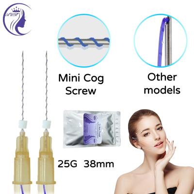 China Mini Cog Screw 25G 38mm Facial I Pdo Hilo Great Thread Lift Face for sale