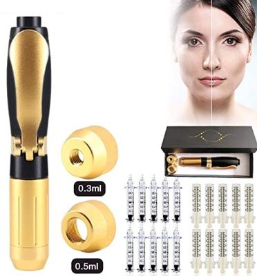 China best price korea profesional gold Black 0.3ml&0.5ml hyaluronic acid dermal filler ampoule for sale