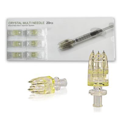 Chine Les aiguilles multi de seringue de goupilles jetables de l'injecteur 5 arrosent des aiguilles d'injection de Mesogun avec pré attaché à vendre