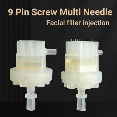 China 32g needle adjustment vital injector water meso gun 9 pin multi needle for sale