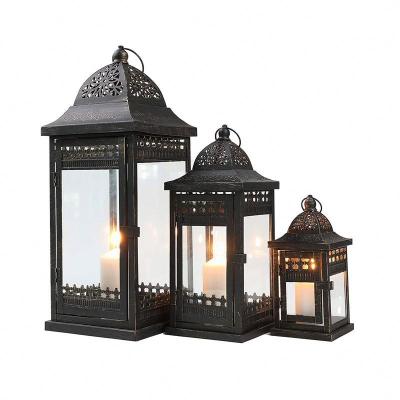 China Moroccan Designer Iron Home Decorative Lantern Decoration Candle Holder for sale