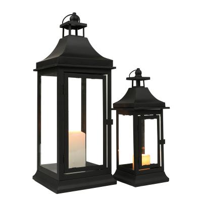 China Home Decoration 2022 Most Popular Black Metal Candle Lights Party Decorations Table Candle Holders for sale