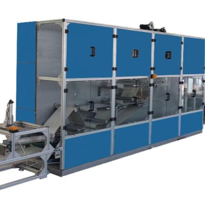 China Making Disposable Mask Machine Width PLC Program Control Custom Servo Motor Bed Sheets Folding Machine for sale