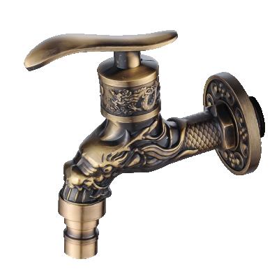 China Sense faucets work zinc alloy antique wall bibcock water faucet washing machine faucet for sale