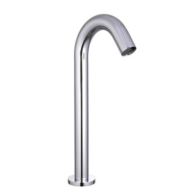 China 2020 Sense Sensor Faucet Smart Bathroom Basin Automatic Mixer Tap Brass Sink Faucet Handle Single Sense Cold Taps Single Hole en venta