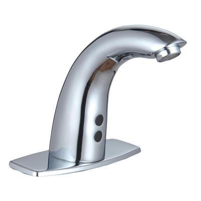 China Smart Brass Metered Faucets Chrome Water Faucet Touch Sensor Basin Faucet zu verkaufen