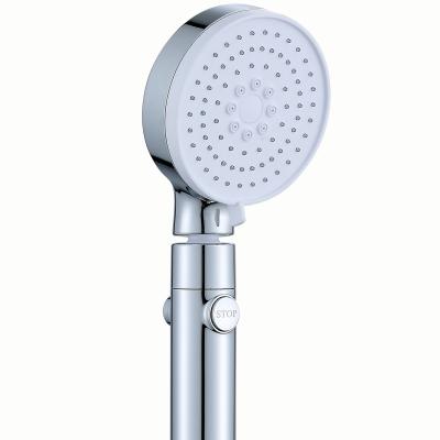 China ABS Modern Popular High Quality Plastic Rainfall 3 Function Single Handheld Shower Heads ABS Hand Held Shower Heads for sale