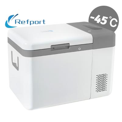 China Stable and Safe Compressor Refport Freezer 12V/24V Stirling Medical Portable Fridge Refrigerator for sale