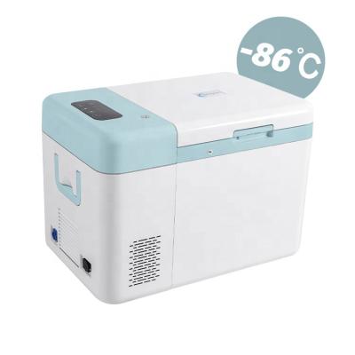 China New Minus 86 Degree 25L Refport Car Mini Fridge Freezer 12V Refrigerator Deep Cooler Stirling Technology for sale