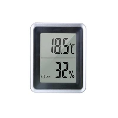 China Visual Control Hygrometer Digital Humidity Temperature Digital Hygrometer with Clock Digital Thermometer Wireless Hygrometer for sale