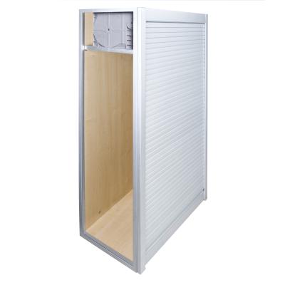 China Modern Standard 600mm Width Aluminum Sideboard Tambour Roller Shutter Door for sale