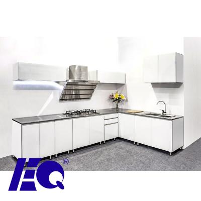 China #304 Stainless Steel Construction RTA Flat Packed Stainless Steel Sideboard for sale